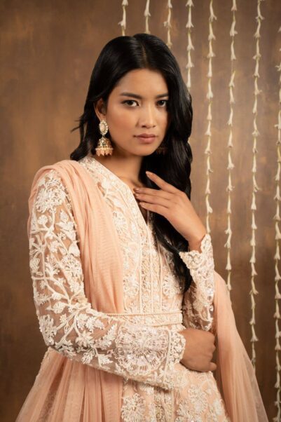 Sophisticated sharara with minimalistic design for contemporary bridal looks - Ridhi Mehra